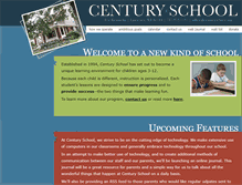 Tablet Screenshot of centuryschool.org